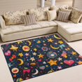 thumbnail image 1 of Yayeee Area Rugs for Living Room 5.2'x4' Indoor Non Slip Washable Bedroom Carpet, Small Space Pattern, 1 of 5
