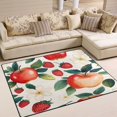thumbnail image 1 of Yayeee Area Rugs for Living Room 5.2'x4' Non Slip Washable Bedroom Floor Carpet, Strawberry Pattern, 1 of 5
