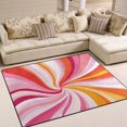 thumbnail image 1 of Yayeee Area Rugs for Living Room 5.2'x4' Indoor Non Slip Washable Bedroom Carpet, Swirling Lines, 1 of 6