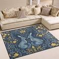 thumbnail image 1 of Yayeee Area Rugs for Living Room 5.2'x4' Non Slip Washable Bedroom Floor Carpet, Yellow Forest Pattern, 1 of 5