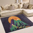 thumbnail image 1 of Yayeee Area Rugs for Living Room 6.7'x4.8' Indoor Non Slip Washable Bedroom Carpet, Abstract Animals, 1 of 5