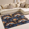 thumbnail image 1 of Yayeee Area Rugs for Living Room 6.7'x4.8' Non Slip Washable Bedroom Floor Carpet, Art Geometric Pattern, 1 of 5