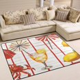 thumbnail image 1 of Yayeee Area Rugs for Living Room 6.7'x4.8' Non Slip Washable Bedroom Floor Carpet, Beach Crab, 1 of 5