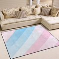 thumbnail image 1 of Yayeee Area Rugs for Living Room 6.7'x4.8' Non Slip Washable Bedroom Floor Carpet, Blue Gradient, 1 of 5