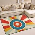 thumbnail image 1 of Yayeee Area Rugs for Living Room 6.7'x4.8' Indoor Non Slip Washable Bedroom Carpet, Colorful Circles, 1 of 6