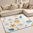 thumbnail image 1 of Yayeee Area Rugs for Living Room 6.7'x4.8' Non Slip Washable Bedroom Floor Carpet, Cute Floral, 1 of 5