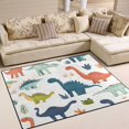 thumbnail image 1 of Yayeee Area Rugs for Living Room 6.7'x4.8' Indoor Non Slip Washable Bedroom Carpet, Dinosaur Pattern, 1 of 5