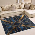 thumbnail image 1 of Yayeee Area Rugs for Living Room 6.7'x4.8' Non Slip Washable Bedroom Floor Carpet, Elegant Geometric Pattern, 1 of 5