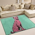 thumbnail image 1 of Yayeee Area Rugs for Living Room 6.7'x4.8' Indoor Non Slip Washable Bedroom Carpet, Pink Cheetah, 1 of 6