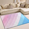 thumbnail image 1 of Yayeee Area Rugs for Living Room 6.7'x4.8' Non Slip Washable Bedroom Floor Carpet, Pink Gradient, 1 of 5