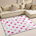 thumbnail image 1 of Yayeee Area Rugs for Living Room 6.7'x4.8' Non Slip Washable Bedroom Floor Carpet, Purple Polka Dots, 1 of 6
