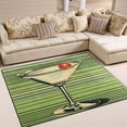 thumbnail image 1 of Yayeee Area Rugs for Living Room 6.7'x4.8' Non Slip Washable Bedroom Floor Carpet, Red Martini, 1 of 5