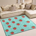 thumbnail image 1 of Yayeee Area Rugs for Living Room 6.7'x4.8' Non Slip Washable Bedroom Floor Carpet, Strawberry Pattern, 1 of 5