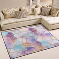 thumbnail image 1 of Yayeee Area Rugs for Living Room 6.7'x4.8' Non Slip Washable Bedroom Floor Carpet, Watercolor Marble Pattern, 1 of 5