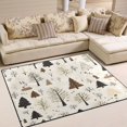 thumbnail image 1 of Yayeee Area Rugs for Living Room 6.7'x4.8' Non Slip Washable Bedroom Floor Carpet, Winter Forest, 1 of 5