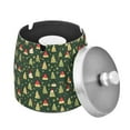 thumbnail image 1 of Yayeee Ashtray with Lid for Cigarette Smokeless Stainless Steel Home Ash Holder, Christmas Tree, 1 of 7