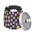 thumbnail image 1 of Yayeee Ashtray with Lid for Cigarette Smokeless Stainless Steel Home Ash Holder, Colorful Candies, 1 of 7