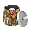 thumbnail image 1 of Yayeee Ashtray with Lid for Cigarette Smokeless Stainless Steel Home Ash Holder, Colorful Mushroom, 1 of 7