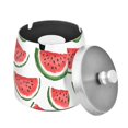thumbnail image 1 of Yayeee Ashtray with Lid for Cigarette Smokeless Stainless Steel Home Ash Holder, Cute Watermelon, 1 of 7