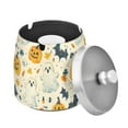 thumbnail image 1 of Yayeee Ashtray with Lid for Cigarette Smokeless Stainless Steel Home Ash Holder, Halloween Cute Ghosts, 1 of 7