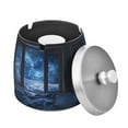 thumbnail image 1 of Yayeee Ashtray with Lid for Cigarette Smokeless Stainless Steel Home Ash Holder, Window Space, 1 of 7