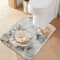 thumbnail image 1 of Yayeee Bath Rug for Bathroom Floor Non Slip Contour Fluffy Soft Absorbent Mat, 20"x24", Beautiful Floral, 1 of 7