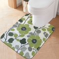 thumbnail image 1 of Yayeee Bath Rug for Bathroom Floor Non Slip Contour Fluffy Soft Absorbent Mat, 20"x24", Retro Flower Print, 1 of 7