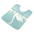 thumbnail image 1 of Yayeee Bath Rugs for Bathroom Floor Non Slip Non Skid Contour Soft Absorbent Swan Pattern Machine Washable Mat, 1 of 5