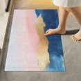 thumbnail image 1 of Yayeee Bath Rug for Bathroom Floor Non Slip Rectangle Fluffy Soft Absorbent Mat, 16"x24", Abstract Painting, 1 of 7