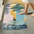 thumbnail image 1 of Yayeee Bath Rug for Bathroom Floor Non Slip Rectangle Fluffy Soft Absorbent Mat, 16"x24", Boho Style Sun, 1 of 7