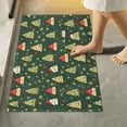 thumbnail image 1 of Yayeee Bath Rug for Bathroom Floor Non Slip Rectangle Fluffy Soft Absorbent Mat, 16"x24", Christmas Tree, 1 of 7