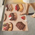 thumbnail image 1 of Yayeee Bath Rug for Bathroom Floor Non Slip Rectangle Fluffy Soft Absorbent Mat, 16"x24", Creamy Cake, 1 of 7