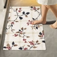 thumbnail image 1 of Yayeee Bath Rug for Bathroom Floor Non Slip Rectangle Fluffy Soft Absorbent Mat, 16"x24", Floral Plaid, 1 of 7
