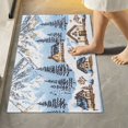 thumbnail image 1 of Yayeee Bath Rug for Bathroom Floor Non Slip Rectangle Fluffy Soft Absorbent Mat, 16"x24", Winter Village, 1 of 7