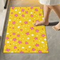 thumbnail image 1 of Yayeee Bath Rugs for Bathroom Floor Set of 2 Non Slip Fluffy Soft Absorbent Mat, Pink White Stars, 1 of 7