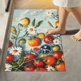 thumbnail image 1 of Yayeee Bath Rugs for Bathroom Floor Set of 2 Non Slip Fluffy Soft Absorbent Mat, Red Tomatoes, 1 of 7
