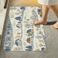 thumbnail image 1 of Yayeee Bath Rugs for Bathroom Floor Set of 2 Non Slip Fluffy Soft Absorbent Mat, Snowy Mountains, 1 of 7