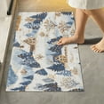 thumbnail image 1 of Yayeee Bath Rugs for Bathroom Floor Set of 2 Non Slip Fluffy Soft Absorbent Mat, Snowy Winter, 1 of 7