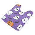thumbnail image 1 of Yayeee Bath Rugs for Bathroom Floor Non Slip Non Skid Contour Soft Absorbent Halloween Ghosts Purple Machine Washable Mat, 1 of 5