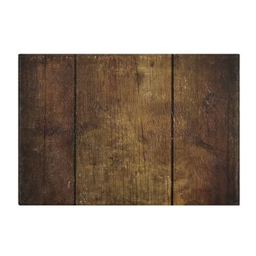 Yayeee Bath Rugs for Bathroom Floor Non Slip Non Skid Rectangle Soft Absorbent Wood Grain Pattern Machine Washable Mat