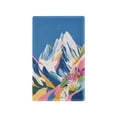 thumbnail image 1 of Yayeee Blank Wall Plate Cover 1-Gang 4.5"x2.7" Home Unused Decorative Outlet, Abstract Snow Mountain, 1 of 7