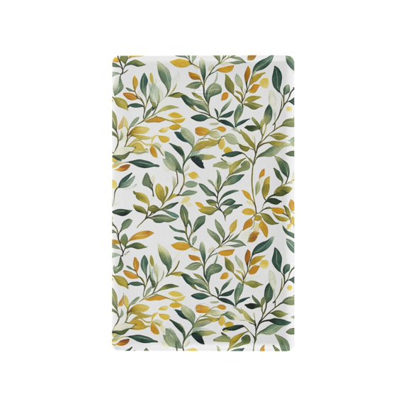 Yayeee Blank Wall Plate Cover 1-Gang 4.5"x2.7" Home Unused Decorative Outlet, Autumn Greenery
