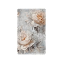 Yayeee Blank Wall Plate Cover 1-Gang 4.5"x2.7" Home Unused Decorative Outlet, Beautiful Floral