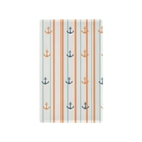 Yayeee Blank Wall Plate Cover 1-Gang 4.5"x2.7" Home Unused Decorative Outlet, Beige Nautical Pattern