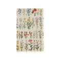 thumbnail image 1 of Yayeee Blank Wall Plate Cover 1-Gang 4.5"x2.7" Home Unused Decorative Outlet, Beige Wildflowers, 1 of 7