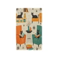 thumbnail image 1 of Yayeee Blank Wall Plate Cover 1-Gang 4.5"x2.7" Home Unused Decorative Outlet, Black Cats Reading, 1 of 7