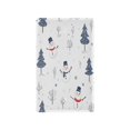thumbnail image 1 of Yayeee Blank Wall Plate Cover 1-Gang 4.5"x2.7" Home Unused Decorative Outlet, Blue Cartoon Snowmen, 1 of 7