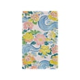 thumbnail image 1 of Yayeee Blank Wall Plate Cover 1-Gang 4.5"x2.7" Home Unused Decorative Outlet, Blue Floral Wave, 1 of 7