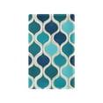 thumbnail image 1 of Yayeee Blank Wall Plate Cover 1-Gang 4.5"x2.7" Home Unused Decorative Outlet, Blue Geometric Pattern, 1 of 7