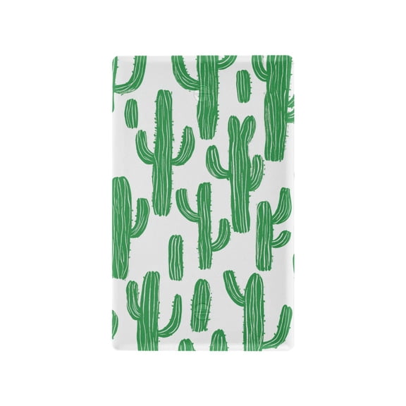 Yayeee Blank Wall Plate Cover 1-Gang 4.5"x2.7" Home Unused Decorative Outlet, Cactus Pattern